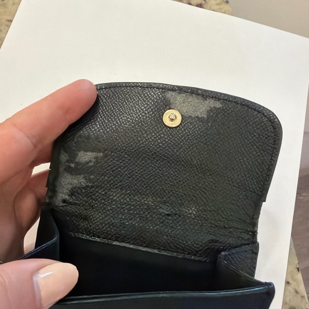 Coach Black Textured Leather Wallet - Picture 3 of 7
